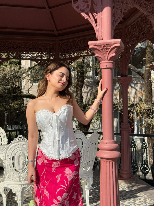 Chichi Pink Chiffon Skirt