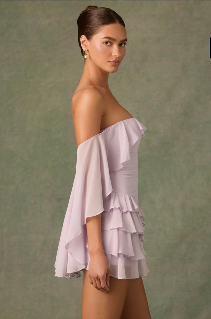 Rosariya lilac dress