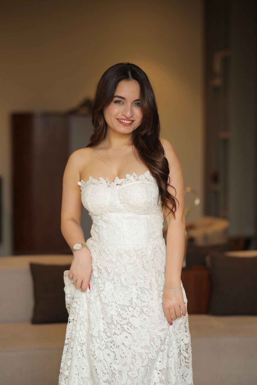 About Bella White Dress